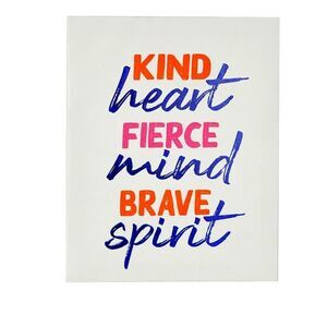 6.5X8.5 motivational typography canvas ,wall decor,unframed